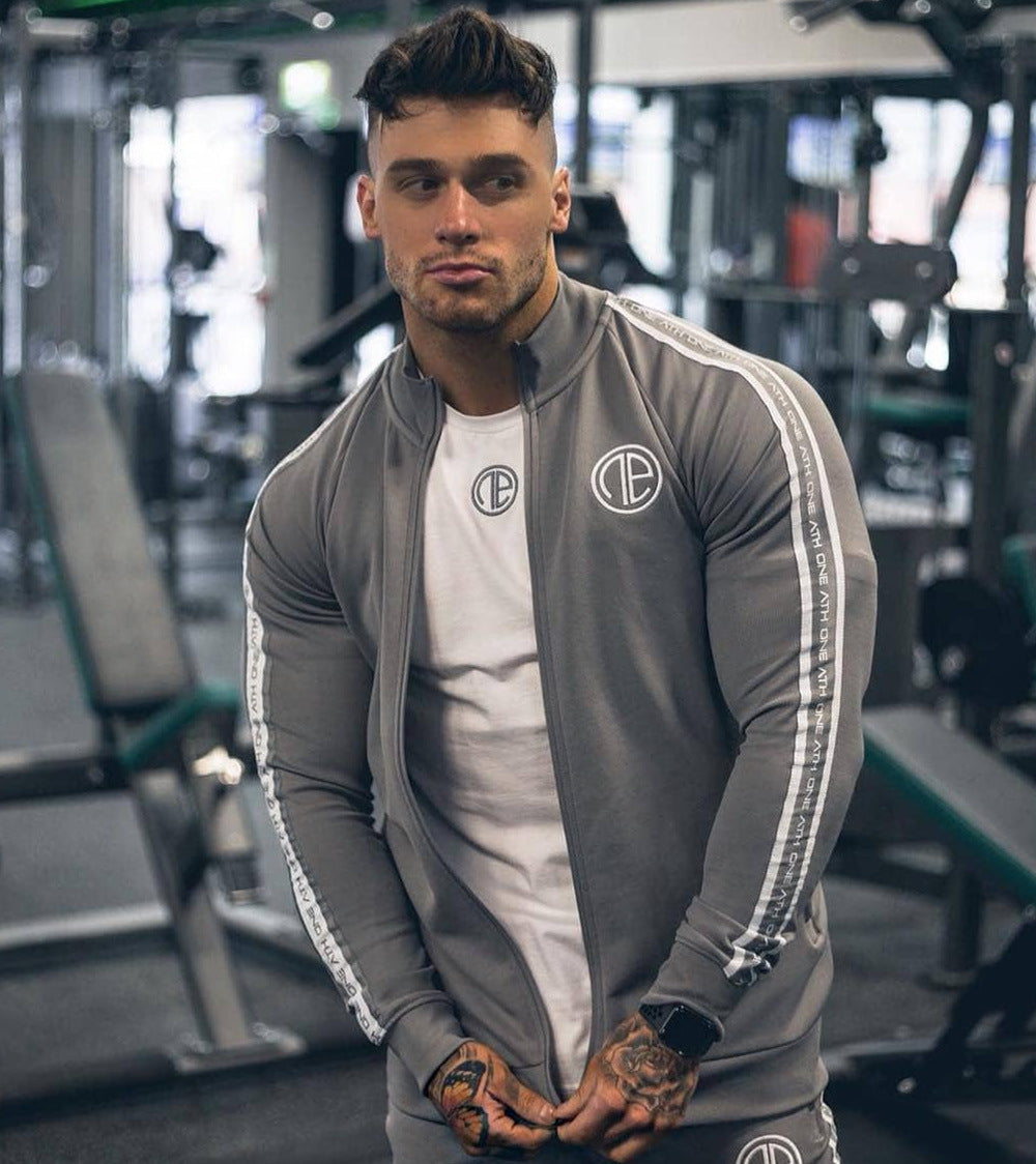 Fitness jacket male